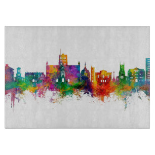 St Albans England Skyline Cutting Board