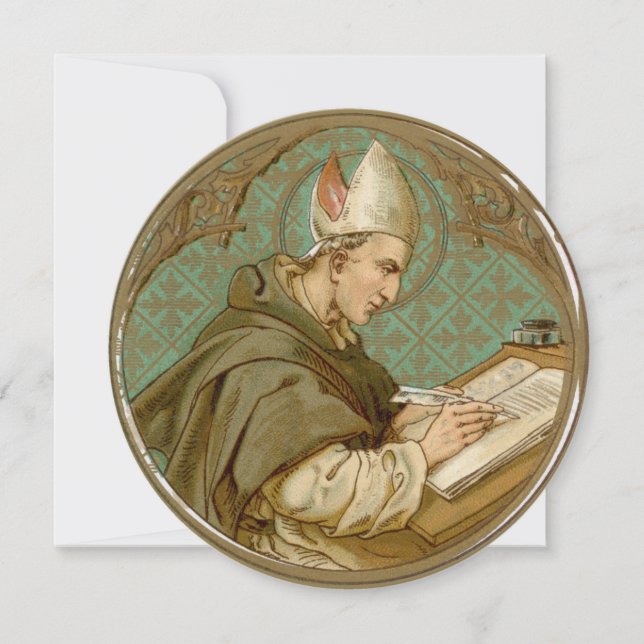 St. Albert the Great (BK 013) Blank Greeting Card (Front)