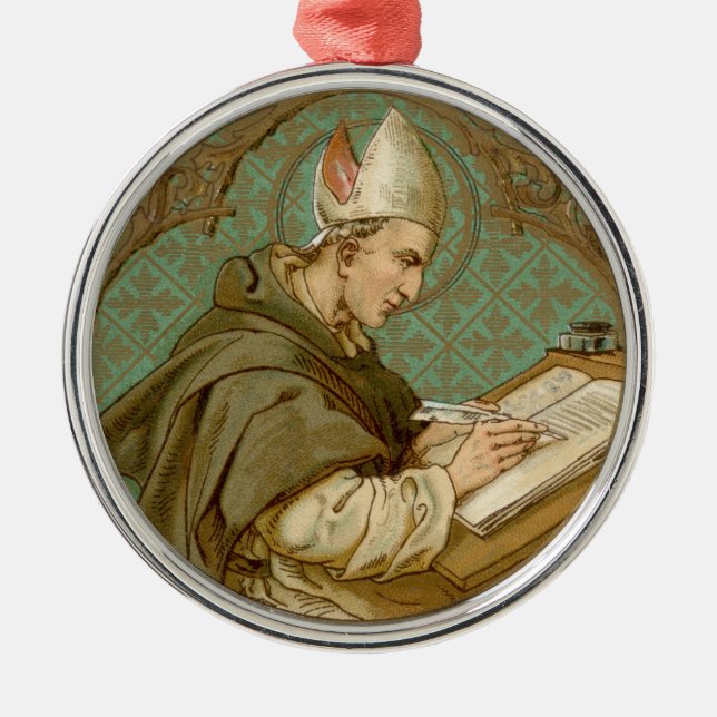 St. Albert the Great (BK 013) Metal Ornament (Front)