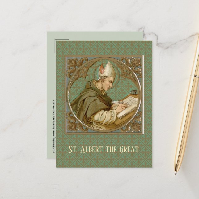 St. Albert the Great (BK 013) Postcard (Front/Back In Situ)