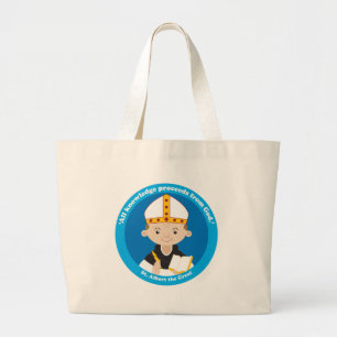 St. Albert the Great Large Tote Bag