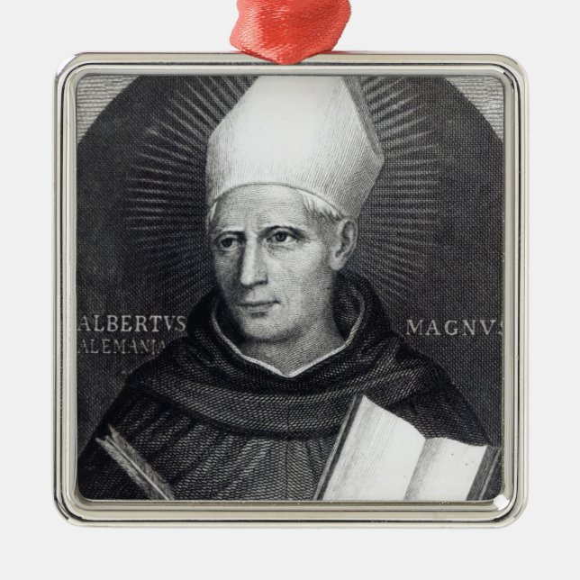 St Albertus Magnus, 1851 Metal Tree Decoration (Front)