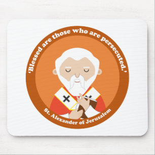 St. Alexander of Jerusalem Mouse Pad