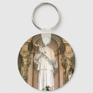 St. Aloysius Gonzaga Statue Key Ring
