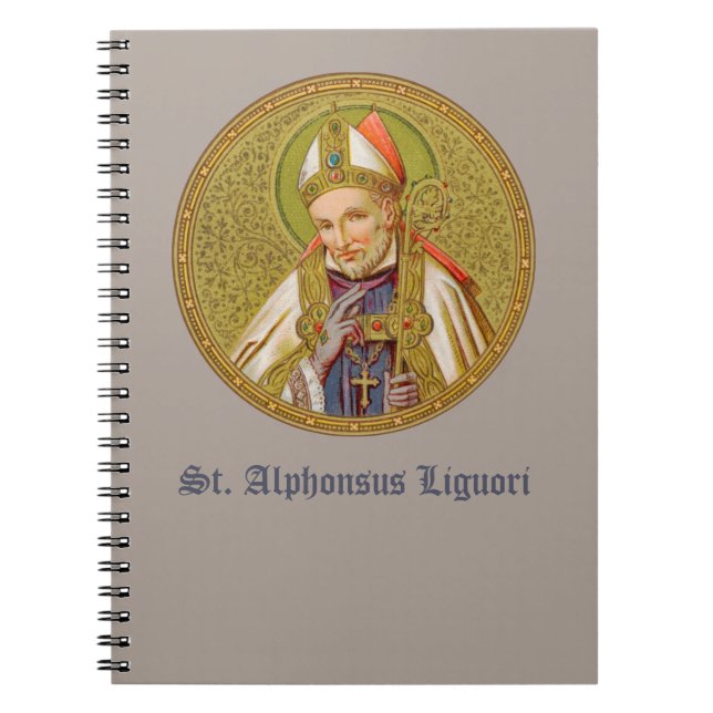St. Alphonsus Liguori (SNV 02) (Round) Notebook (Front)