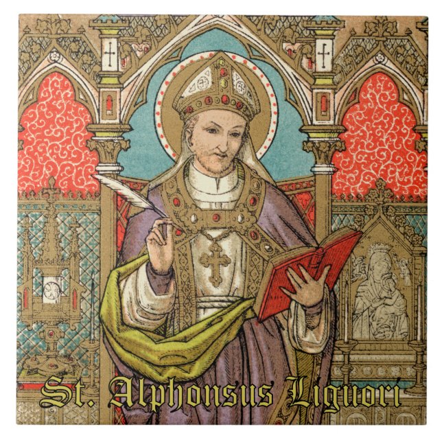 St. Alphonsus Liguori (VVP 005) Ceramic Tile (Front)