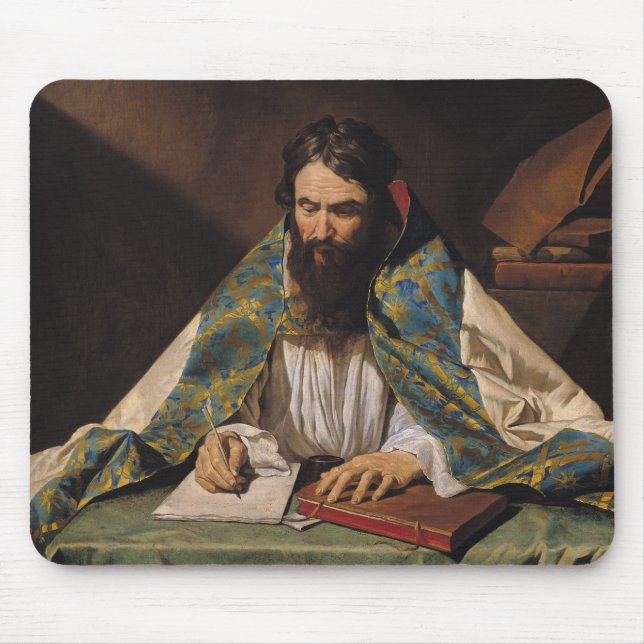 St. Ambrose , c.1633-39 Mouse Pad (Front)