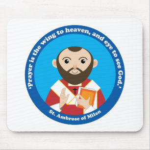 St. Ambrose of Milan Mouse Pad