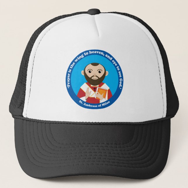 St. Ambrose of Milan Trucker Hat (Front)