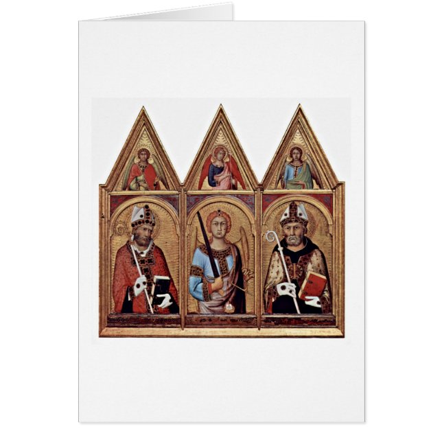 St.Ambrose St.Augustine By Simone Martini (Front)