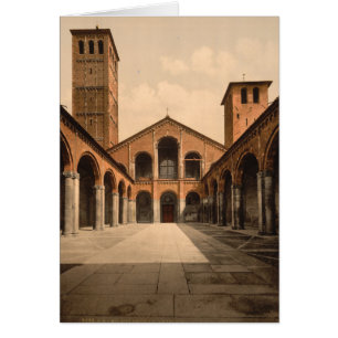 St Ambrosius Church, Milan, Lombardy, Italy