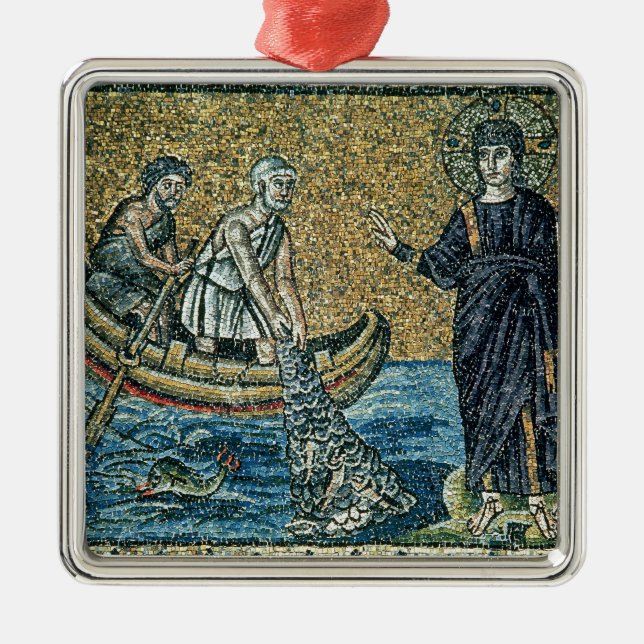 St. Andrew and St. Peter Metal Ornament (Front)