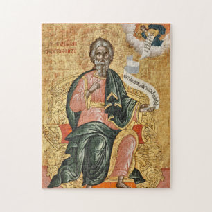 St. Andrew by Theodore Poulakis Orthodox Icon      Jigsaw Puzzle