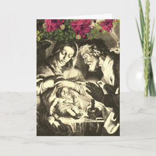 St. Andrew Christmas Novena Prayer Holiday Card