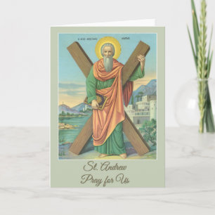 St. Andrew Christmas Novena Prayer Holiday Card