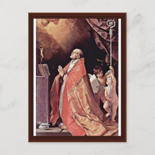 St. Andrew Corsini In Prayer By Reni Guido Postcard
