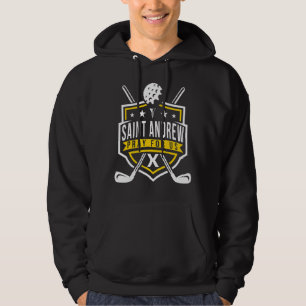 St Andrew Golfing Patron Saint Of Golf Catholic Sa Hoodie