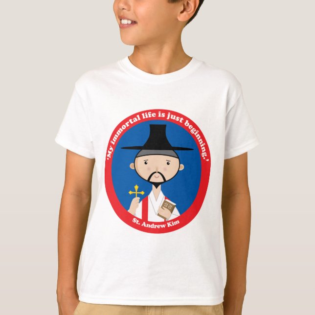 St. Andrew Kim T-Shirt (Front)