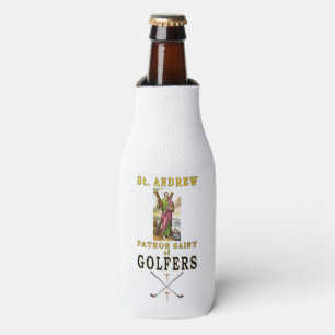 ST ANDREW PATRON SAINT of GOLFERS Bottle Cooler