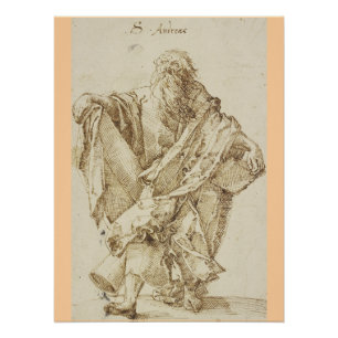 St Andrew the Apostle and Patron of Scotland Poster