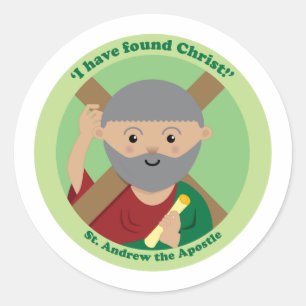 St. Andrew the Apostle Classic Round Sticker