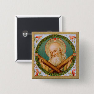 St. Andrew the Apostle (JMAS 02) 15 Cm Square Badge
