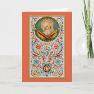 St. Andrew the Apostle (JMAS 02) Blank Greeting Card