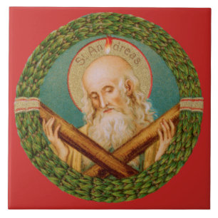 St. Andrew the Apostle (JMAS 02) Ceramic Tile