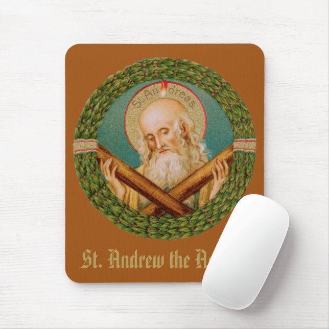 St. Andrew the Apostle (JMAS 02) Mouse Pad (With Mouse)