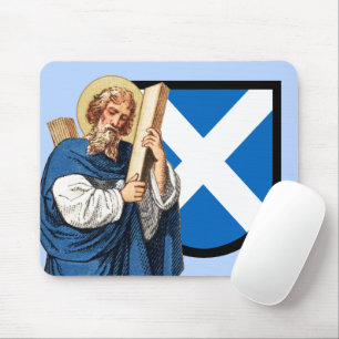 St. Andrew the Apostle (P 006) and His Shield Mouse Pad