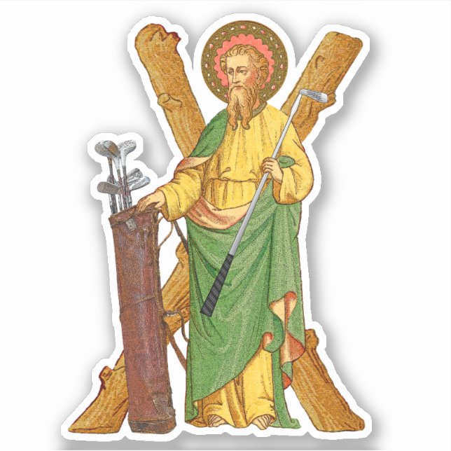 St. Andrew the Apostle, Patron of Golfers (Front)