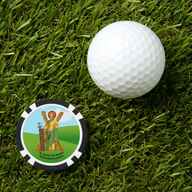 St. Andrew the Apostle / St. Jude Thaddeus Golf Poker Chips (Golf Ball Marker)