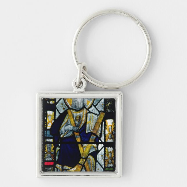 St. Andrew with Saltire Cross, British Key Ring (Front)