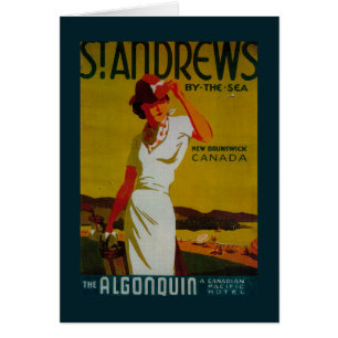 St. Andrews Algonquin Vintage PosterEurope