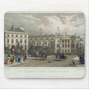 St. Andrews Place, Regents Park, 1828 Mouse Pad