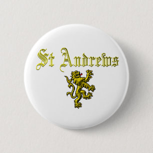 St Andrews Scotland 6 Cm Round Badge