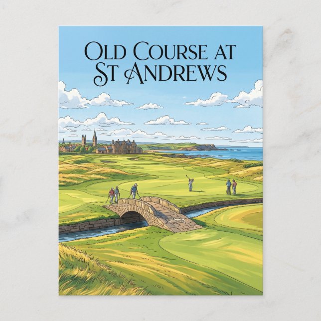 St Andrews Scotland Postcard (Front)