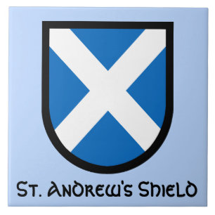 St. Andrew's Shield Ceramic Tile