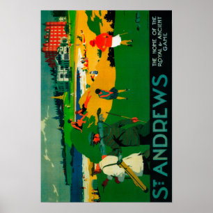 St. Andrews Vintage PosterEurope Poster