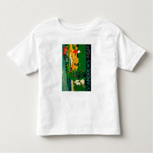 St. Andrews Vintage PosterEurope Toddler T-Shirt