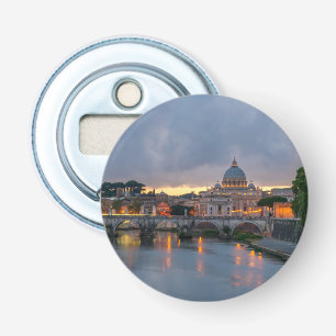 St. Angelo Bridge, St. Peter's Basilica, Rome Bottle Opener