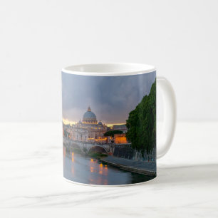 St. Angelo Bridge, St. Peter's Basilica, Rome Coffee Mug