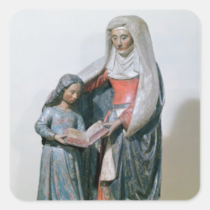 St. Anne and the Virgin, 1500-30 Square Sticker