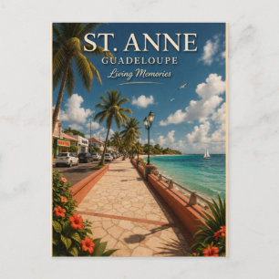   St Anne Guadeloupe  Postcard