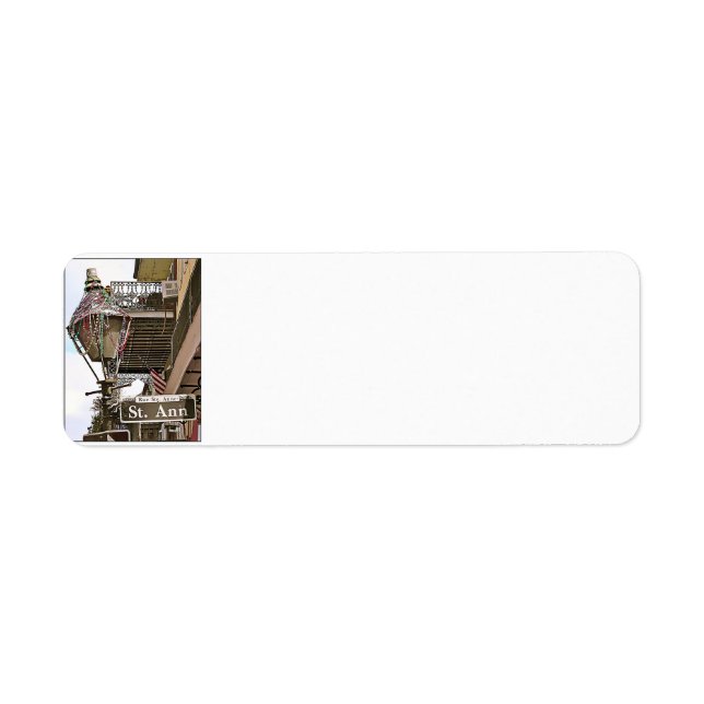 St. Ann's Return Address Label (Front)