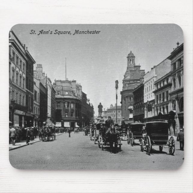 St. Ann's Square, Manchester, c.1910 Mouse Pad (Front)