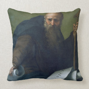 St. Anthony Abbot (c.251-356) c.1518-19 (oil on ca Cushion