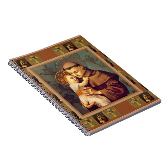 St. Anthony  & Child Jesus Notebook (Right Side)
