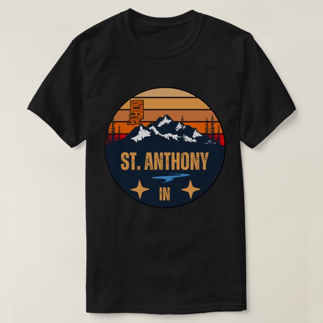 St. Anthony, Indiana T-Shirt (Design Front)
