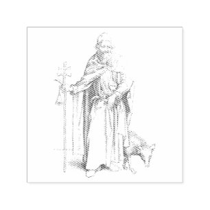 St Anthony of Egypt, Father of All Monks  Self-inking Stamp